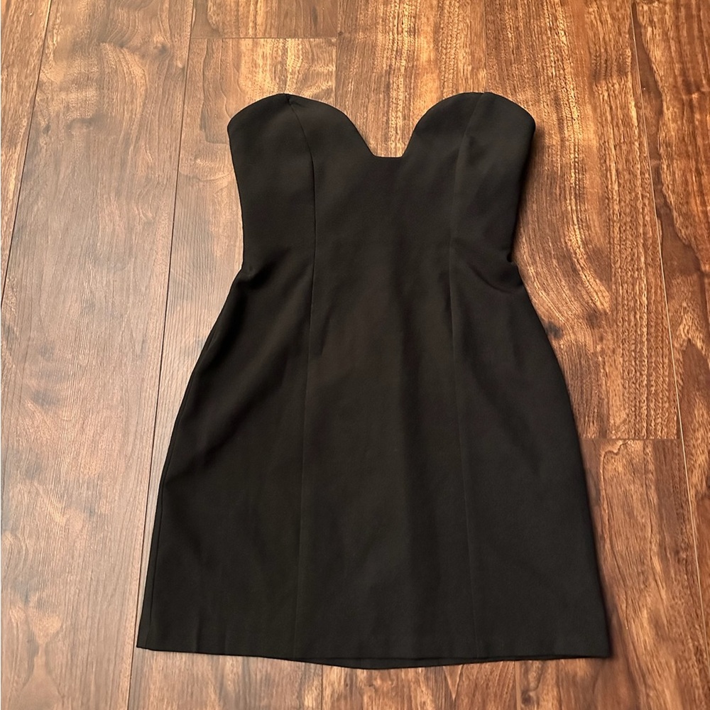 Zara Black Strapless Dress